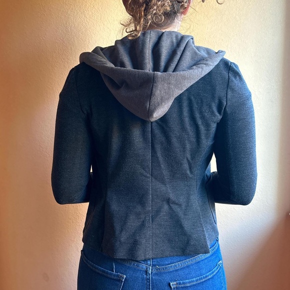 Haute Hippie Removable Hooded Jacket Blazer - Picture 3 of 8